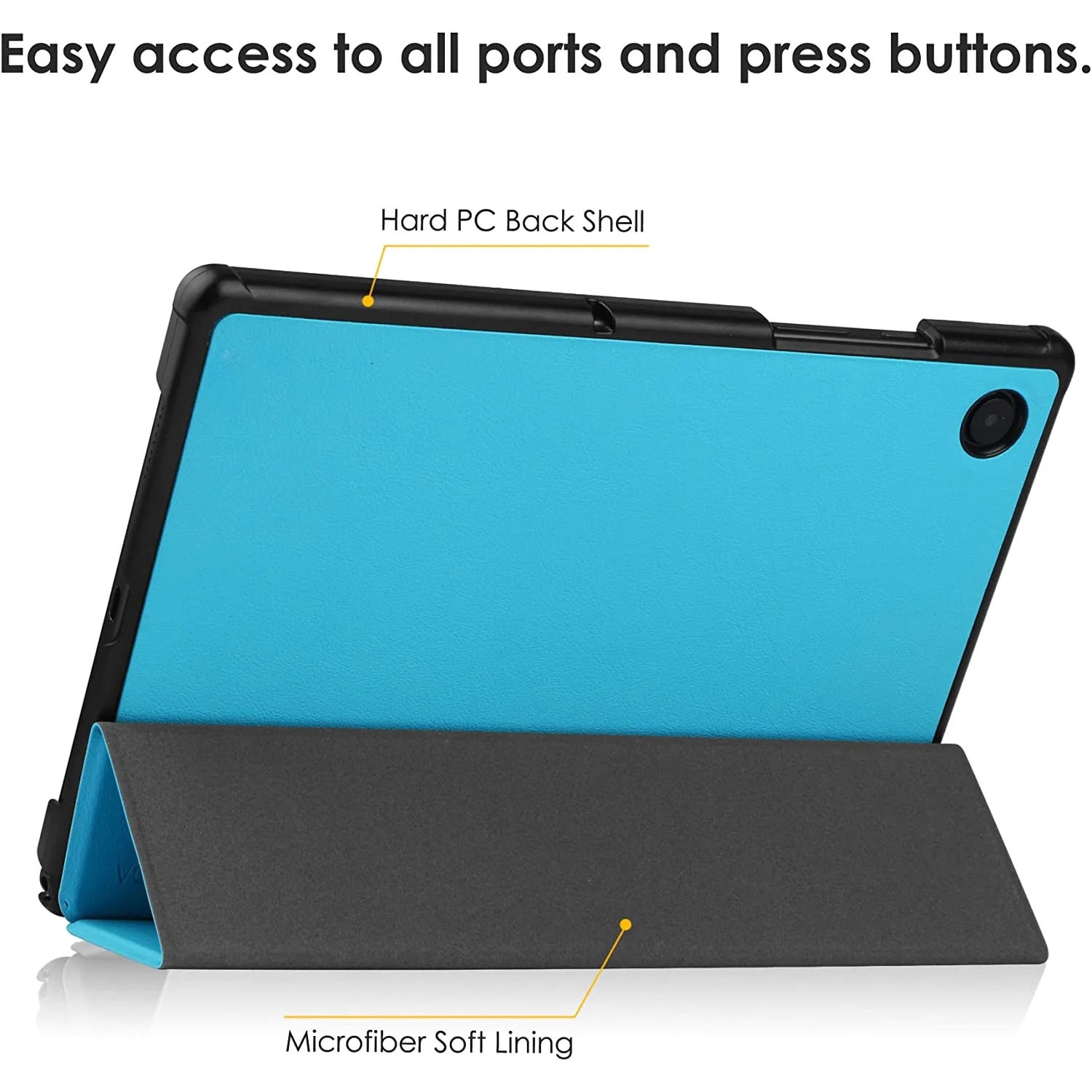 Husa premium Sigloo, pentru tableta Realme Pad Mini, 8.7 inch 2022, Light Blue