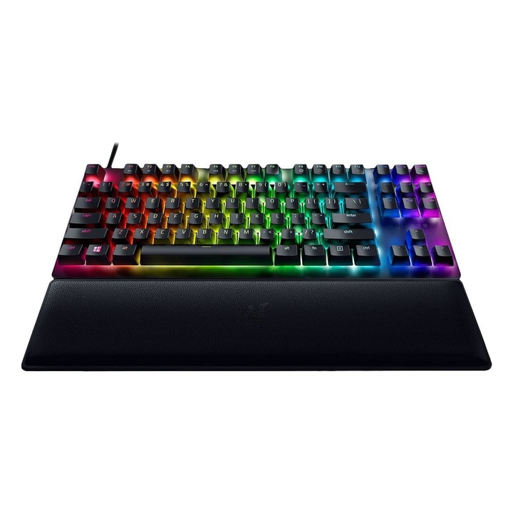 Механична клавиатура, Razer Huntsman V2 TKL, DE оформление, Czerwony Switch, черен