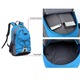 Раница QttvbTna, 10L, синя, 23x17x37см