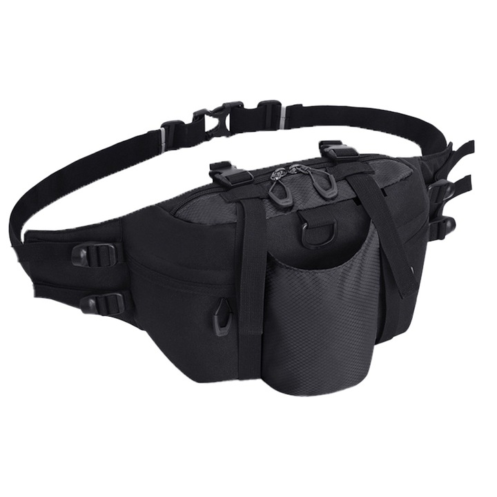 Sportos övtáska, nagyméretű, fröccsenésálló, túrázáshoz, többszínű