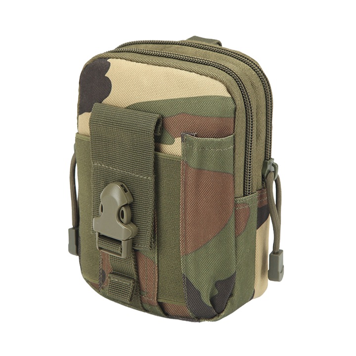 Férfi sporttáska, taktikai kültéri táska, terepmintás, állítható