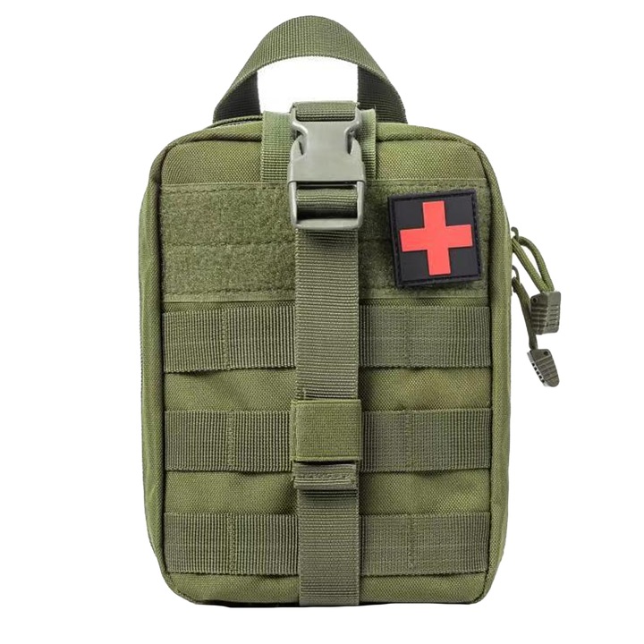 QttvbTna taktikai táska, többfunkciós, textil, zöld, 20,5x15x10 cm