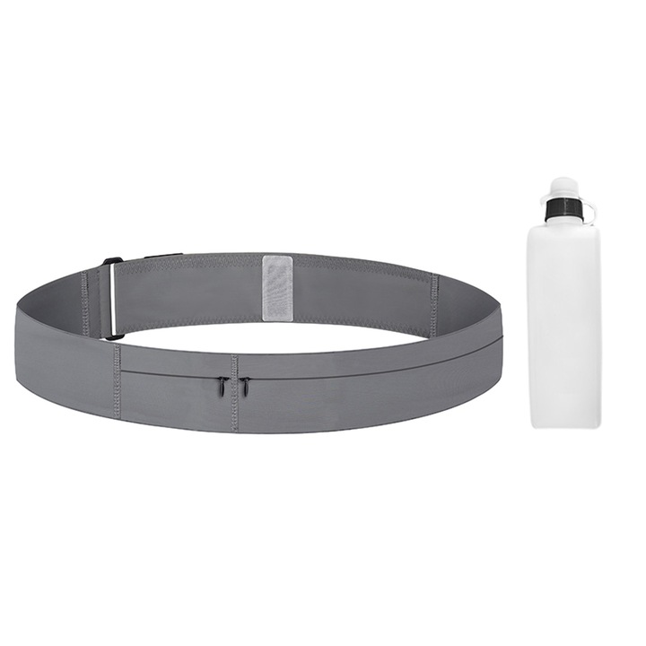 Sportos övtáska, vízálló, nagy kapacitású, maratonhoz, tároló készlet, fekete