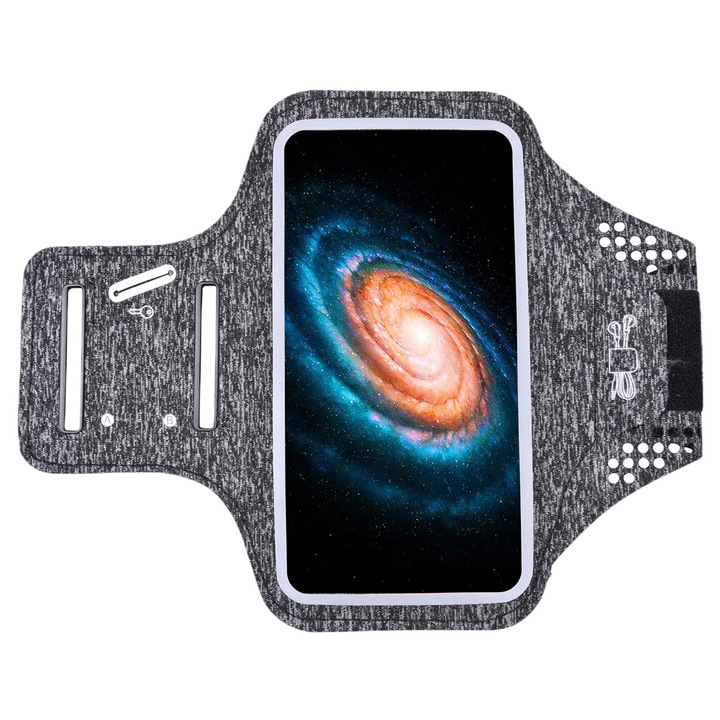 Unisex sporttáska mobiltelefonhoz, 6.5 inch, többzsebes