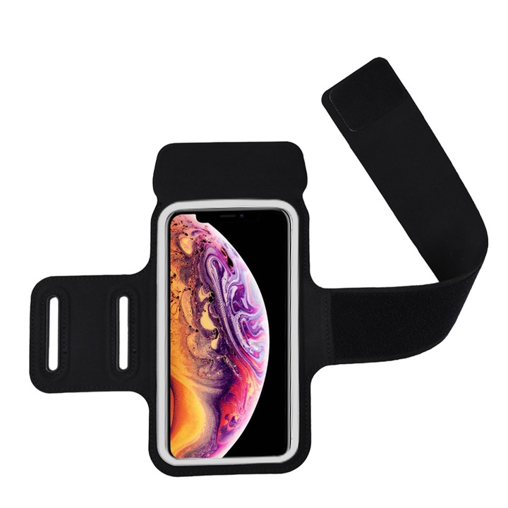 Sportos, vízálló táska kerékpározáshoz, kétrétegű kialakítás, 5.5-6.5 hüvelykes telefonokhoz