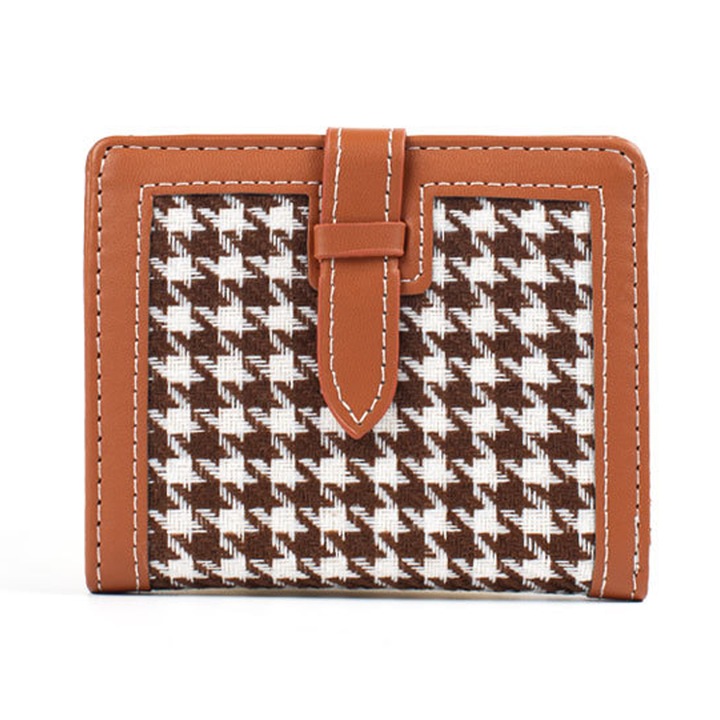 Portofel compact, din piele ecologica, 11x2x9.5cm