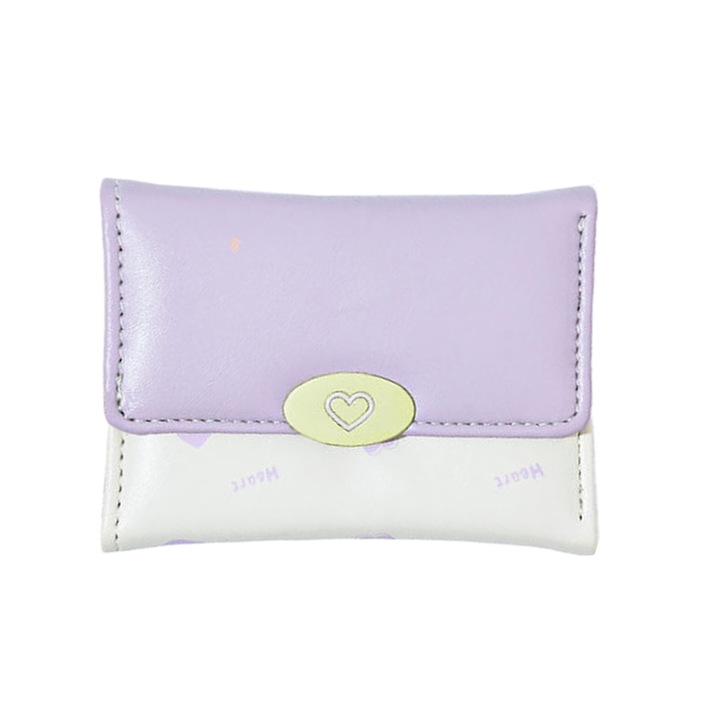 Portofel multicolor, PU, 10.5x8x1cm