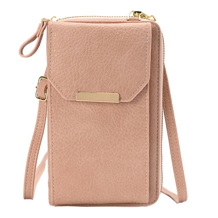 QttvbTna válltáska, nagy kapacitású, ökológiai bőr, 18,5x11x5 cm