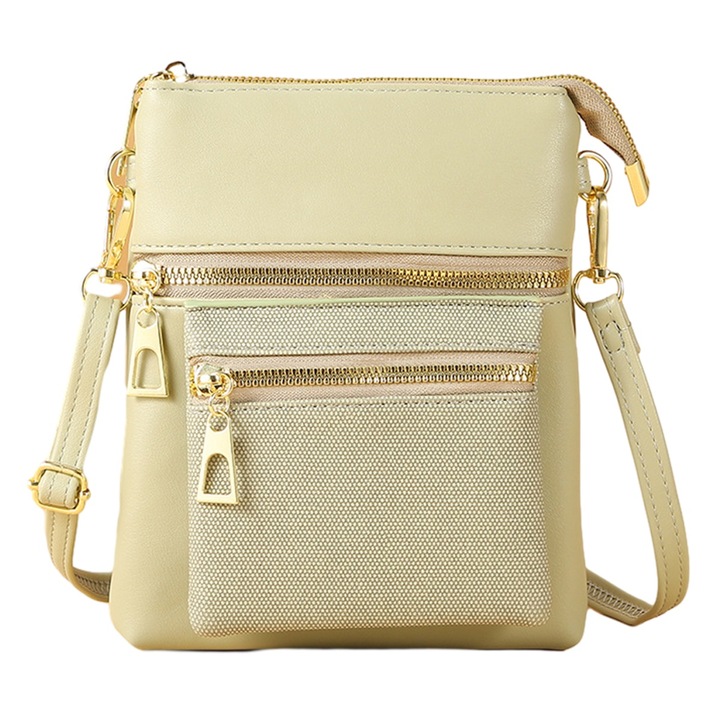 QttvbTna válltáska, Ökológiai bőr, 20x4,5x16cm