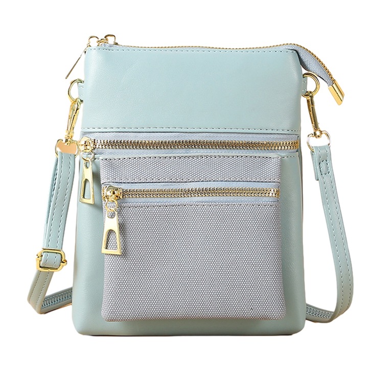 QttvbTna válltáska, Ökológiai bőr, 20x4,5x16cm