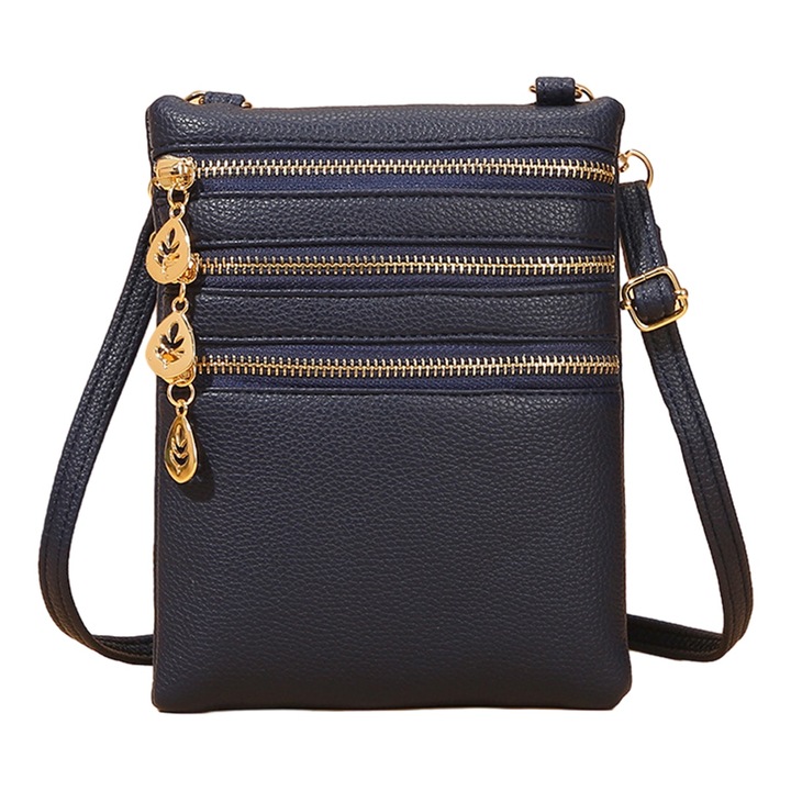 Női telefontáska QttvbTna, ökológiai bőr, 3 cipzáras zseb, 20x3x16cm