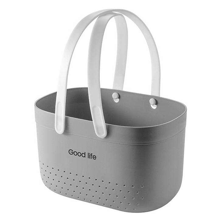 Set cosuri de depozitare multicolor, silicon cu maner, 25x17x14.5cm