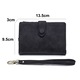Portofel Dama QttvbTna, Capacitate Mare, Multi-Compartimente, Negru, 14x9x3cm