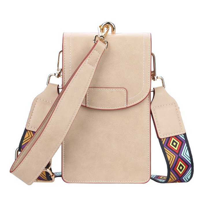 Geanta crossbody mica pentru femei, Cozevdnt, multicolor, 20x11x5cm