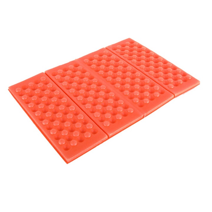 Saltea de spuma pliabila, impermeabila, usoara, portocaliu, 38.5x27.5x1.1cm