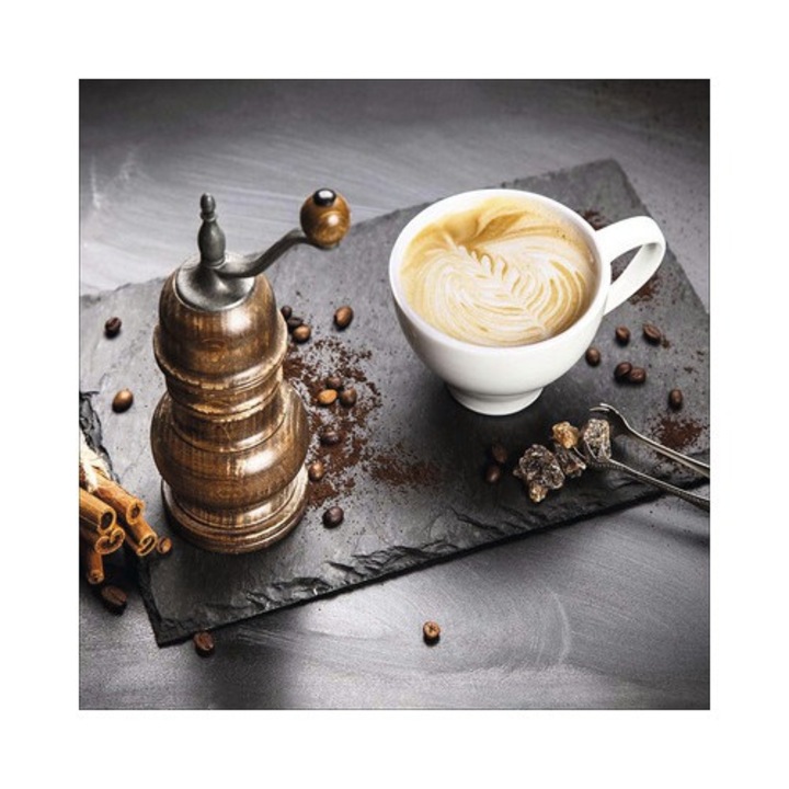 Tablou Sticla Café I 20x20 Cm