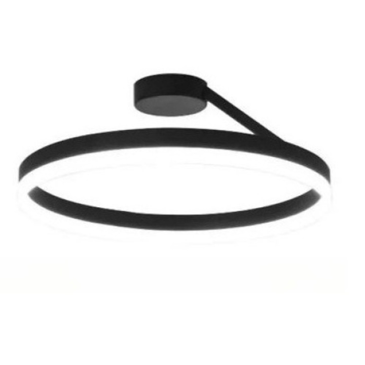 Candelabru LED GiorgioRusso GRLW01, minimalist, negru/alb, 50x15cm