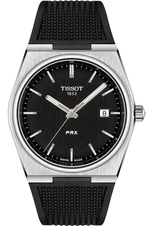 Часовник Tissot PRX, kwarcowy механизъм F06.115, datownik, wodoszczelnosc 10 ATM, черен