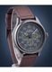 Ceas barbatesc Timex Expedition Field, carcasa alama gri, curea material reciclat maro, data, szklo mineralne, TW4B30900