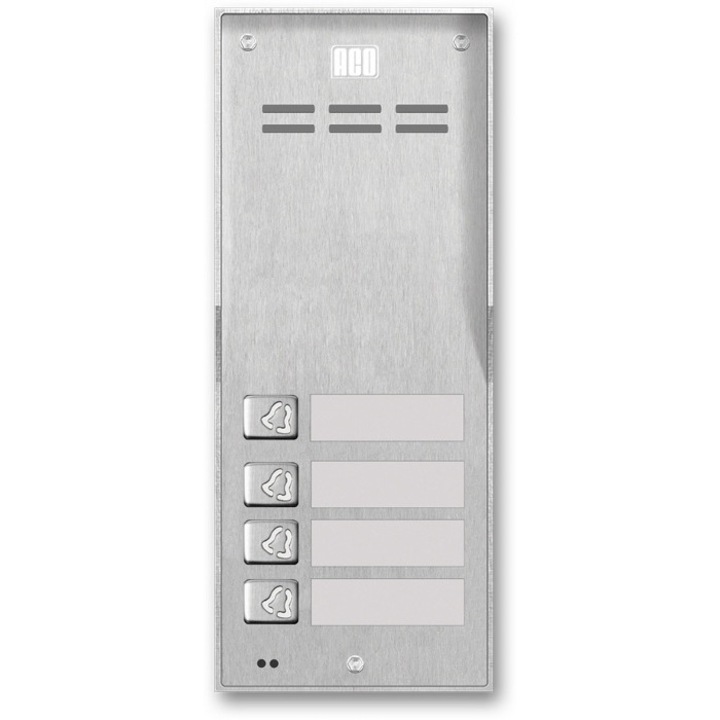 ACO FAM-P-4NPACC NT hozzáférési panel, 4 család számára, időjárásálló, 197x90mm