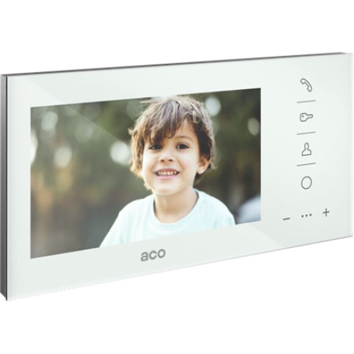 Monitor ACO COMO PRO, 7 cali, fehér