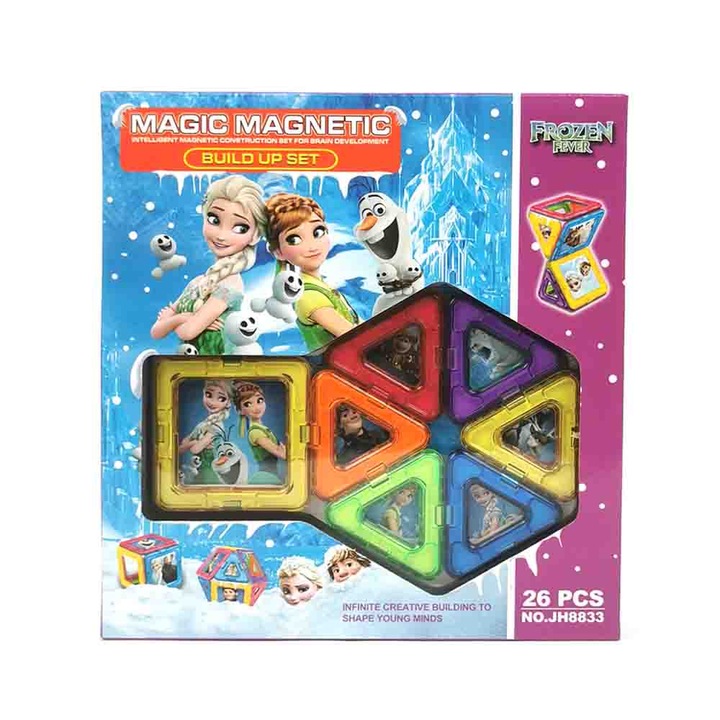 Constructor magnetic, Anna si Elsa, 26 de parti