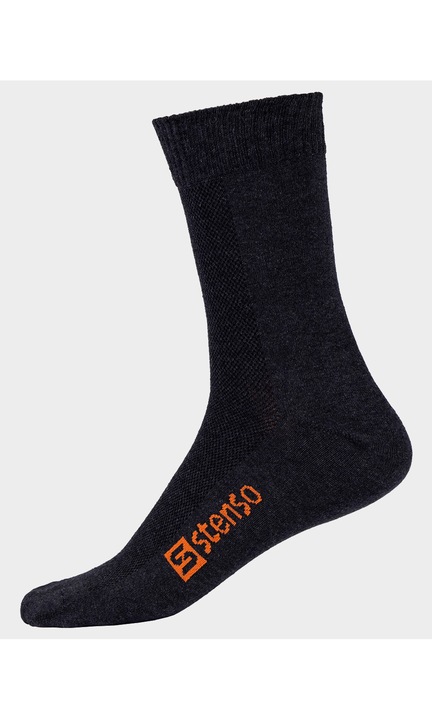 Șosete de vară Stenso, Negru/Portocaliu