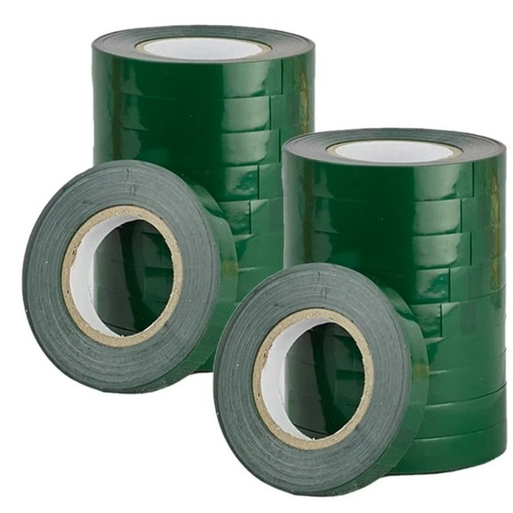 Set 20 x Rola Banda pentru Aparat Legat Vita de Vie, Pomi Fructiferi, Legume, 23m, Verde