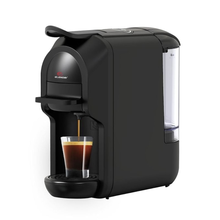 Мултифункционална 5 в 1 Еспресо Кафемашина Elekom EK-506, За мляно кафе, Капсули Nespresso, Dolce Gusto, Lavazza, Ese pods, K-cup, 1450 w, 19 bar
