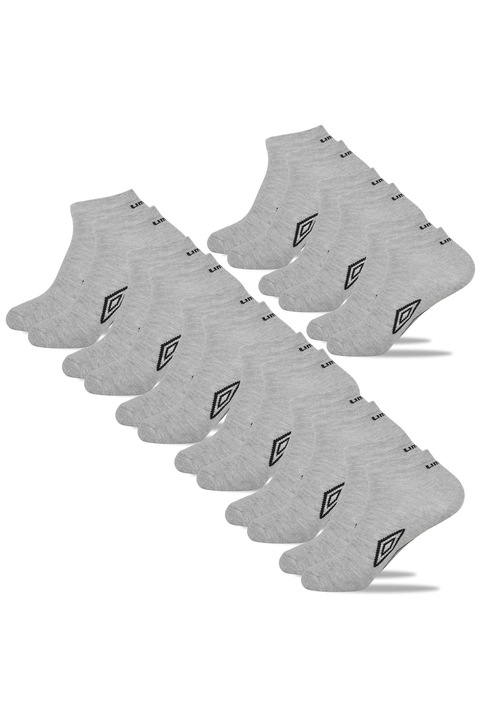 Sosete Umbro, Pentru Barbati, Scurte, Bumbac, SK294, 9 Perechi, Gri, 39-42