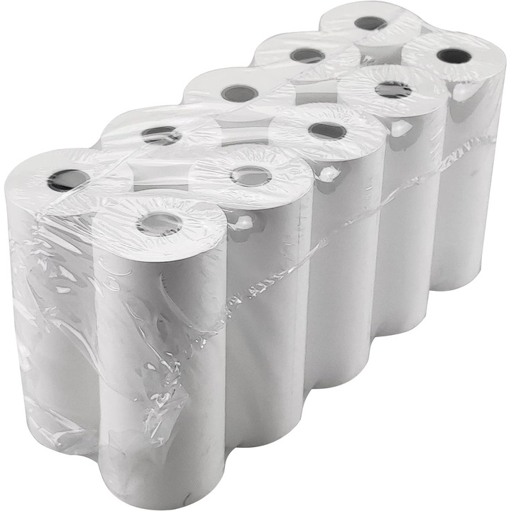 Role hartie termica, Netuno, 110mm x 13mm x 30m, 10 role/pachet