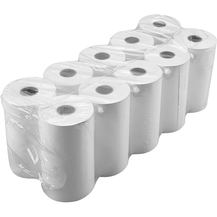 Role hartie termica, Netuno, 80mm, 30m, 10 role/pachet