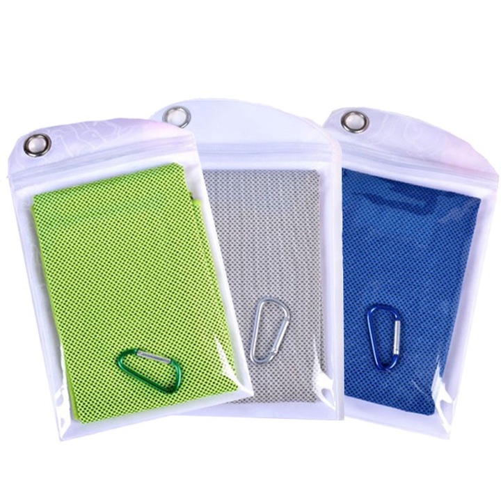 Set 3 prosoape, microfibra, absorbtie rapida, multicolor, 30x100cm