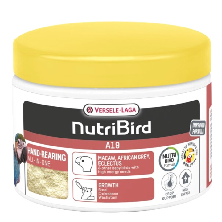 Hrana pentru pasari, Versele-Laga, NutriBird A19, crestere optima, 250g
