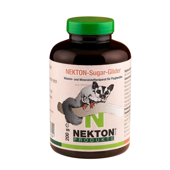 Supliment nutritiv pentru animale Nekton, Sugar Glider, bogat in vitamine si minerale, 200g