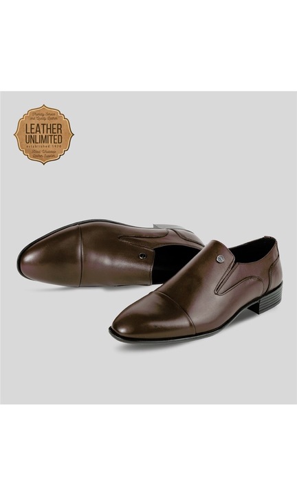 G GERARDINO valodi bor ferfi cipo, fekete 2008, Sötétbarna