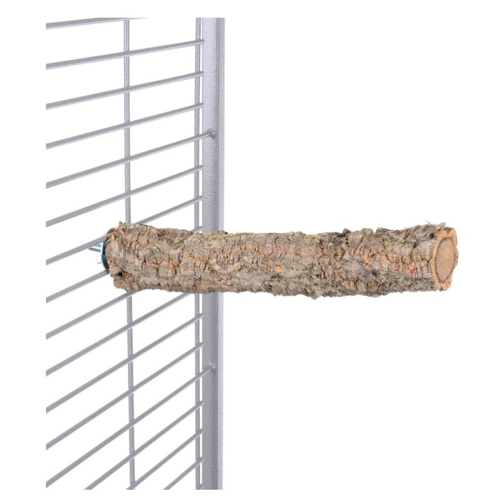 Suport pentru papagali, Greenwood, lemn, 31 x 4 cm, maro/bej