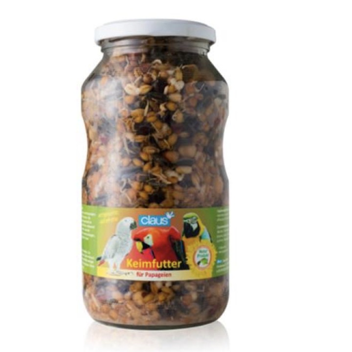 Hrana pentru papagali mari CLAUS, seminte incoltite, 720ml