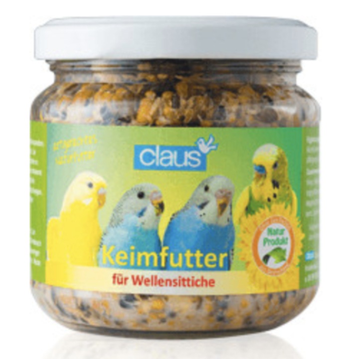 Seminte germinate pentru pasari, CLAUS Keimfutter, 210 ml, maro