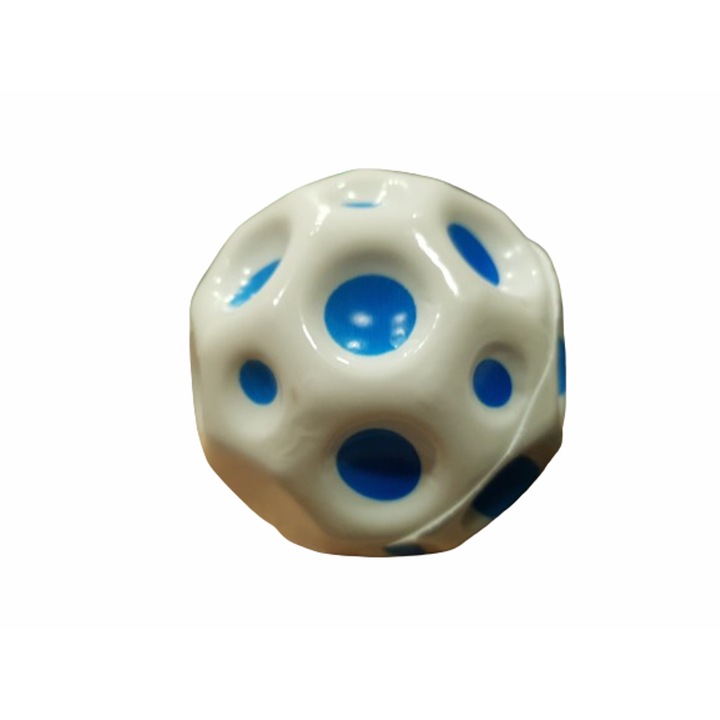 Játéklabda, Holdlabda, Pattogó, fehér/kék, 7 cm