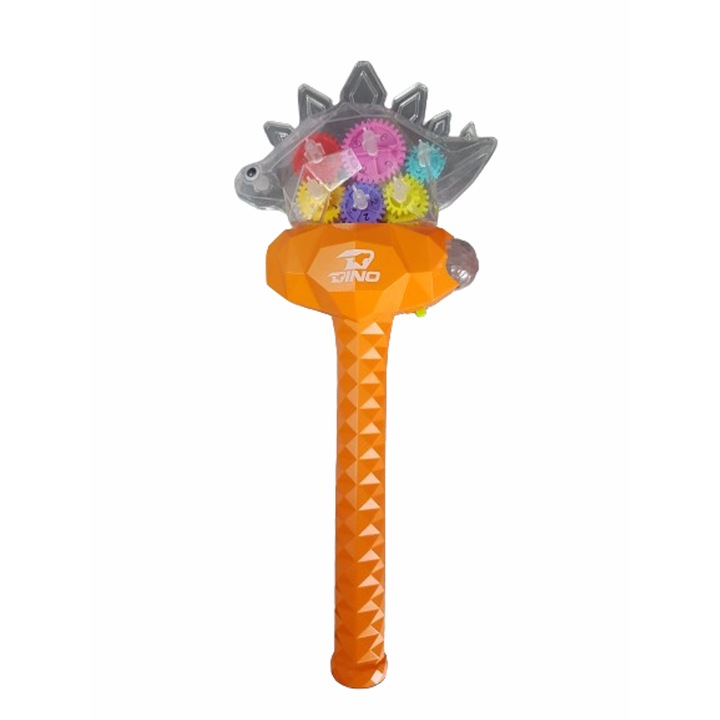 Играчка Динозавър, Интерактивна, Звук и светлина, Многоцветен