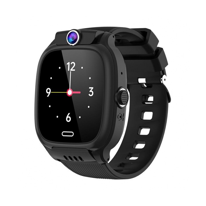 Y36 Gyerek okosóra, SIM foglalat, videohívás, kamera, fényképalbum, fekete