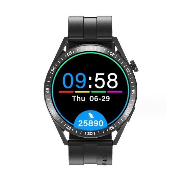 WH8-B Okosóra, BT hívások és értesítések, Vízálló, Ébresztőóra, Fekete