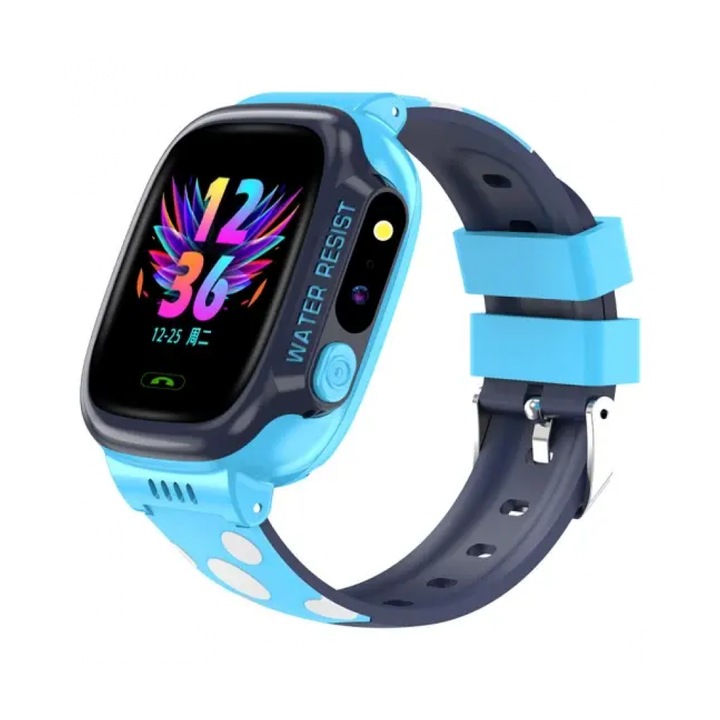Y92 Gyermek okosóra, SIM foglalat, SOS funkció, kamera, GPS, beszélgetések, kék