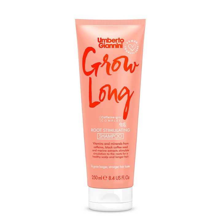 Hajnövesztő sampon, Grow Long, Umberto Giannini, 250 ml