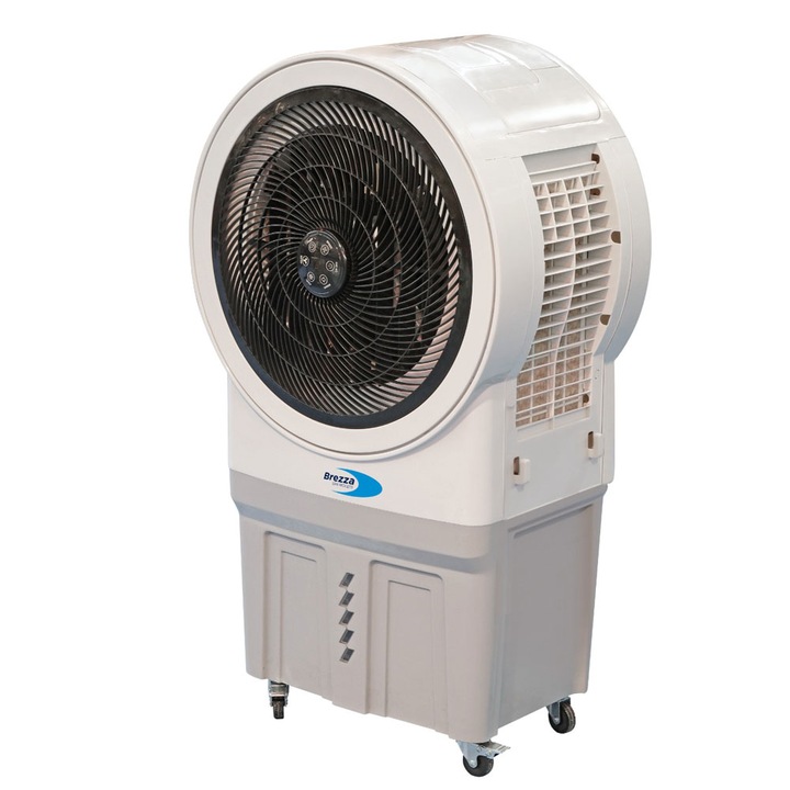 Racitor pentru exterior/ racitor / pentru terasa/ spatii industriale/ depozite/ spatii deschise sau semideschise/ piscina/ plaja, debit 7000 m3/h, filtru UV, mobil, 60, 5x38, 5x109, 5 cm, Brezza FRE70 EVO, Alb