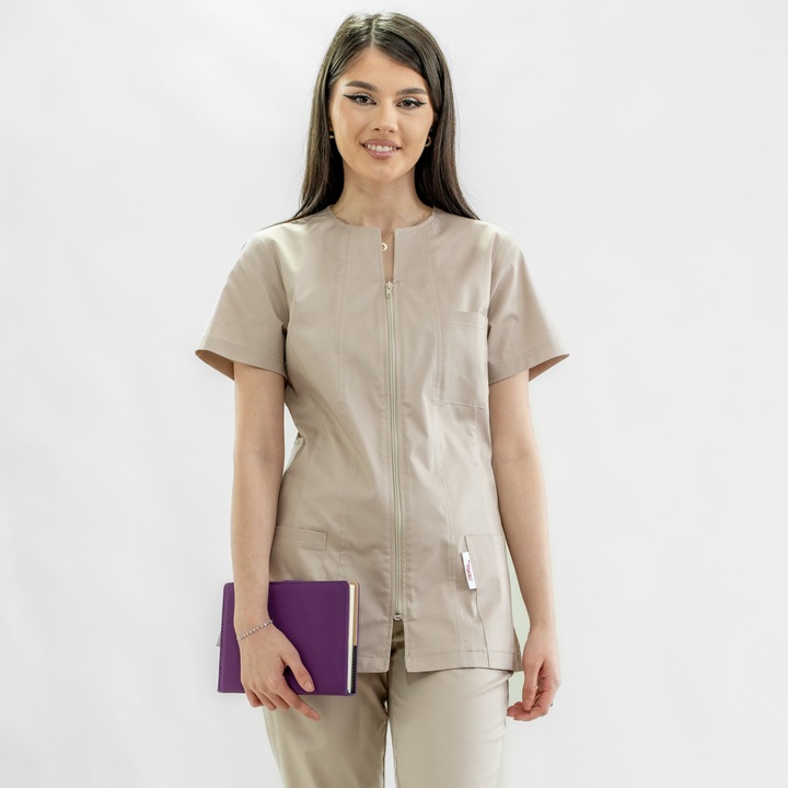 Halat medical Lena, Crem, L