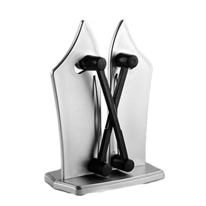 Dispozitiv manual pentru ascultit cutite, ascutire rapida, practic si usor de folosit, gri, ATT®