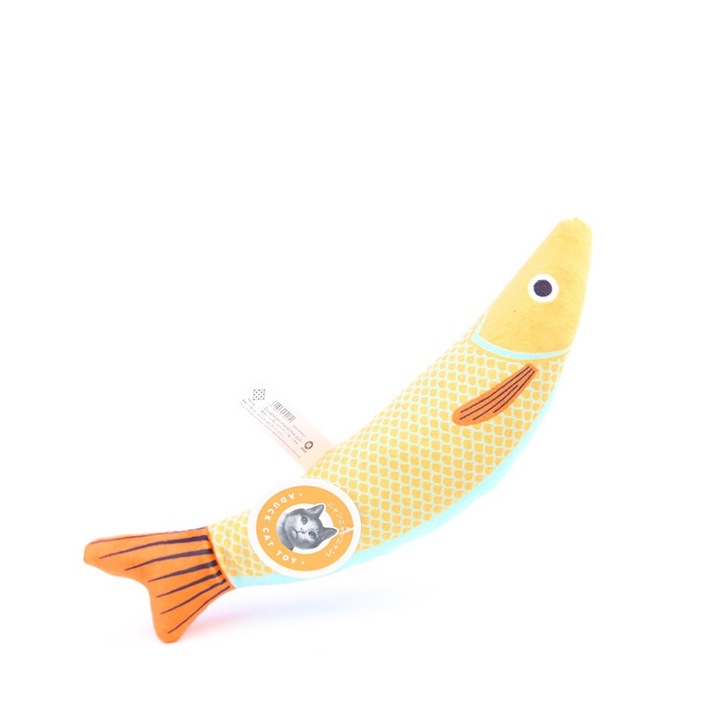 Jucarie pentru pisici, Aduck, Sunete, Galben