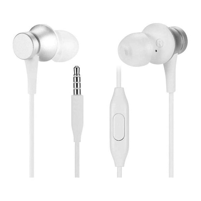 Casti Audio cu fir Handsfree Jack 3.5mm Xiaomi Microfon pe fir Alb ZBW4355TY Blister Premium